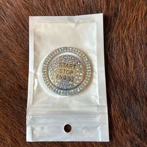 Car Engine Start Stop Button Cover BLING